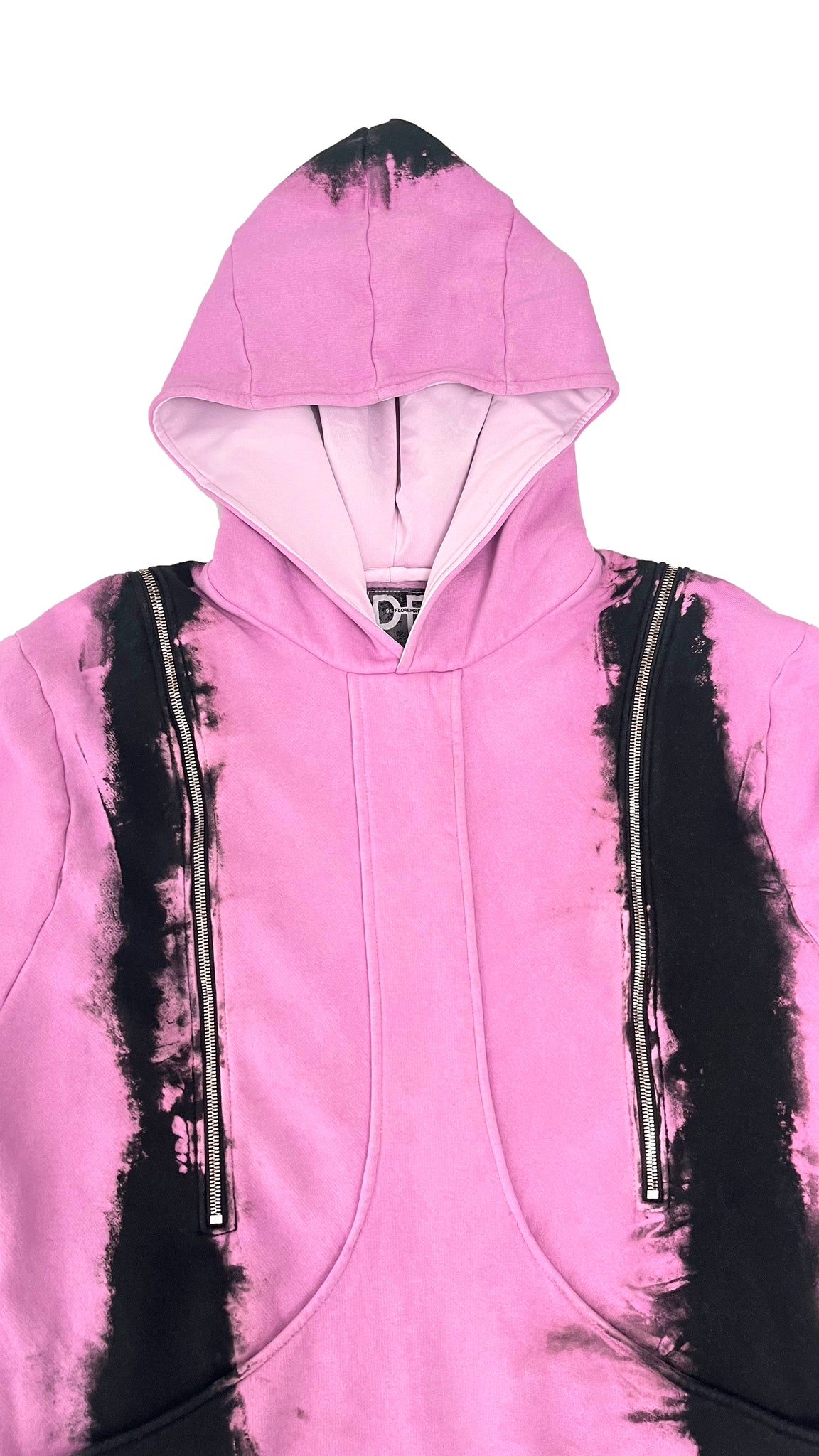 DIVIDER HOODIE - TOXIC PINK