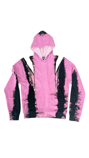 DIVIDER HOODIE - TOXIC PINK