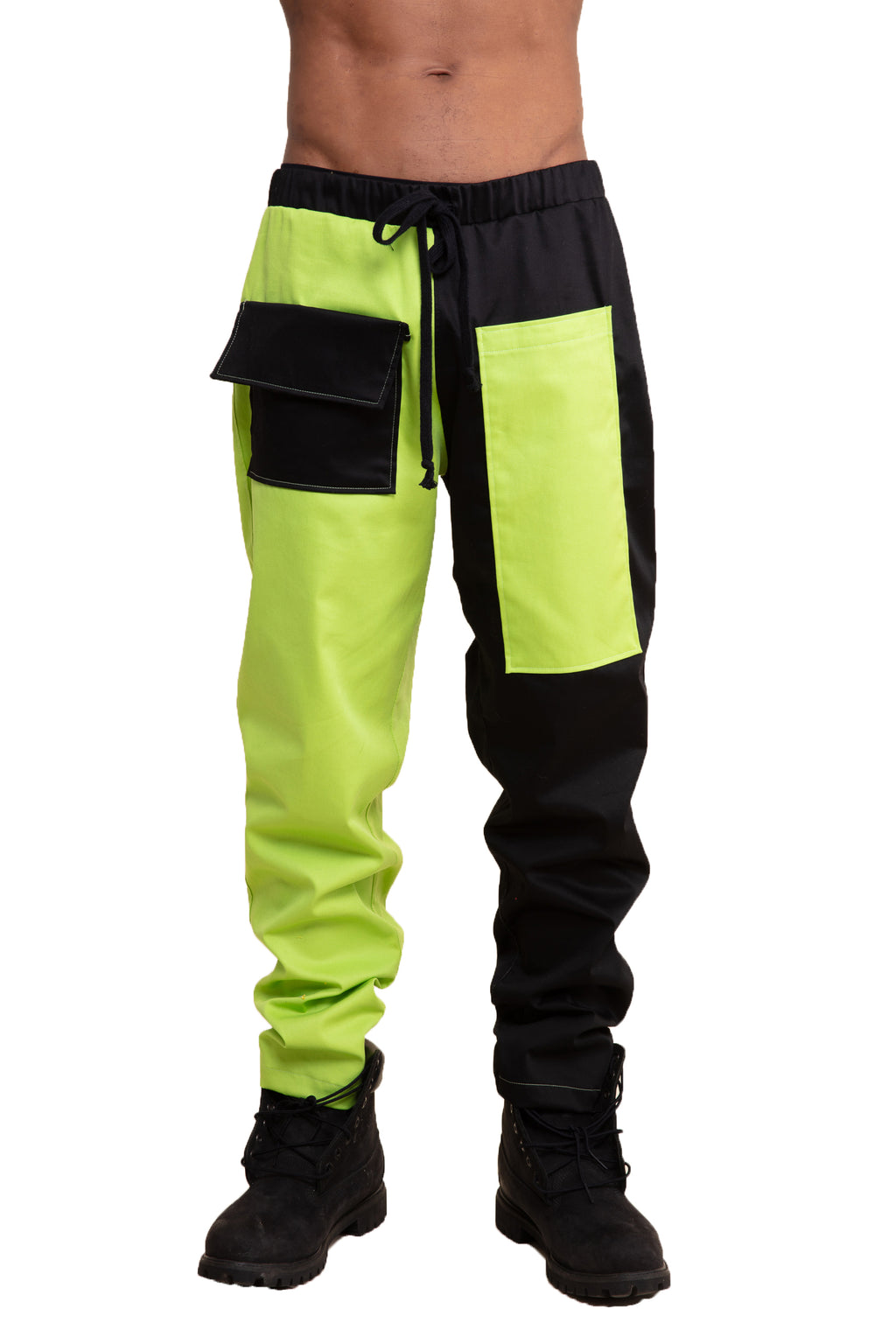 SPLIT GREEN PANT