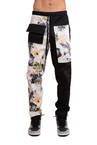 SPLIT FLOWER PANT